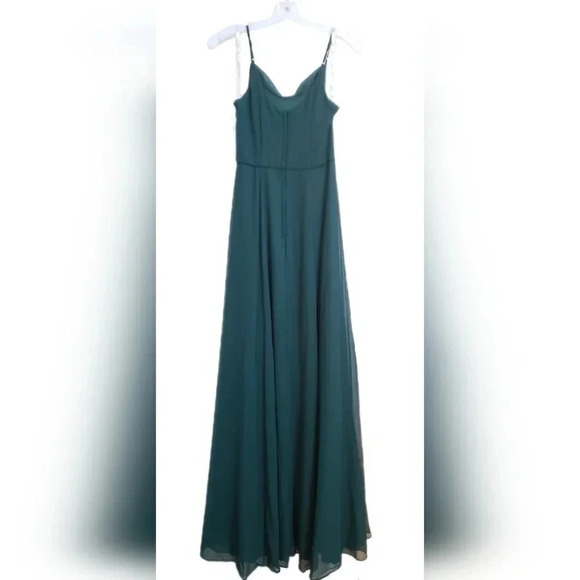 DB Studio, Size 0, Strappy Dress in Juniper Green - Picture 4 of 5